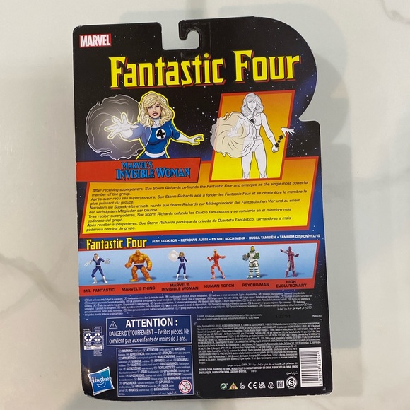 Marvel Comics Fantastic Four "Invisible Woman" 6 Inch Action Figure Hasbro F0350 - Picture 10 of 12